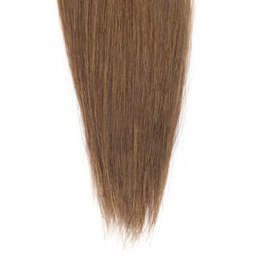 PREMIUM QUALITY LUXE WEFT 16-26 Inches Straight Coloured Remy Human Hair Colour 8 Light Ash Brown