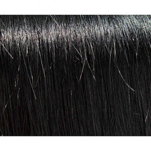 PREMIUM QUALITY 16-24 Inches Straight Nail Tip Remy Human Hair Extensions colour #1 Jet Black