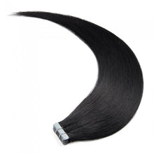 Load image into Gallery viewer, PREMIUM QUALITY 16-24 Inches Straight Nail Tip Remy Human Hair Extensions colour #1 Jet Black

