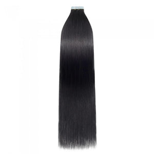PREMIUM QUALITY 16-24 Inches Straight Nail Tip Remy Human Hair Extensions colour #1 Jet Black