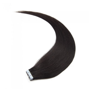 PREMIUM QUALITY 16-24 Inches Straight Nail Tip Remy Human Hair Extensions colour #1B Natural Black