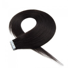 Load image into Gallery viewer, PREMIUM QUALITY 16-24 Inches Straight Nail Tip Remy Human Hair Extensions colour #1B Natural Black
