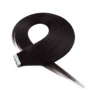 PREMIUM QUALITY 16-24 Inches Straight Nail Tip Remy Human Hair Extensions colour #1B Natural Black