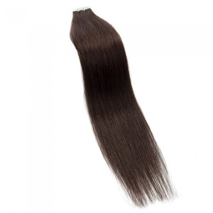 PREMIUM QUALITY 16-24 Inches Straight Nail Tip Remy Human Hair Extensions colour #2 Darkest brown