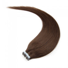 Load image into Gallery viewer, PREMIUM QUALITY 16-24 Inches Straight Nail Tip Remy Human Hair Extensions colour #4 Chocholate Brown
