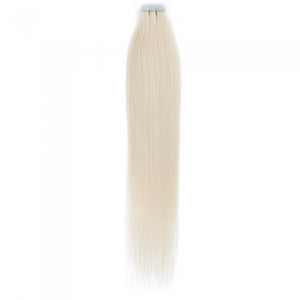 PREMIUM QUALITY 16-24 Inches Straight Nail Tip Remy Human Hair Extensions colour #60 Platinum Blonde