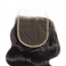 Load image into Gallery viewer, PREMIUM QUALITY 10-20 Inch 4&quot; x 4&quot; Body Wave Free Part Lace Closure #1B Natural Black
